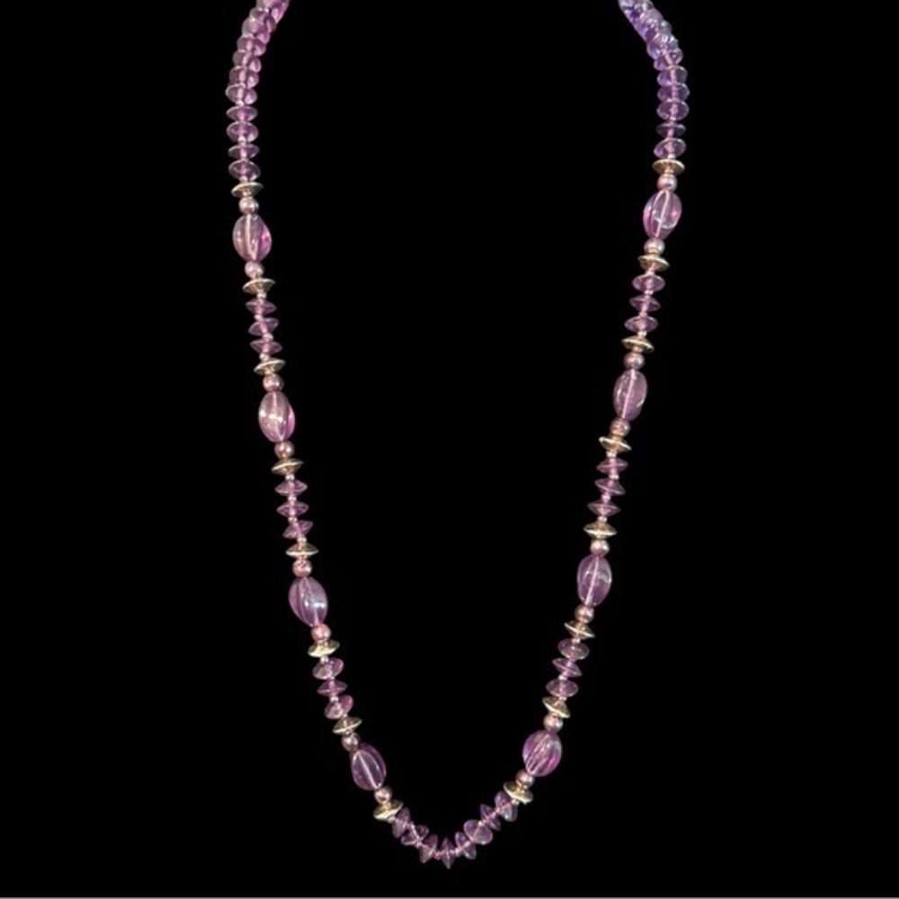 Vintage Worthington Purple Necklace
